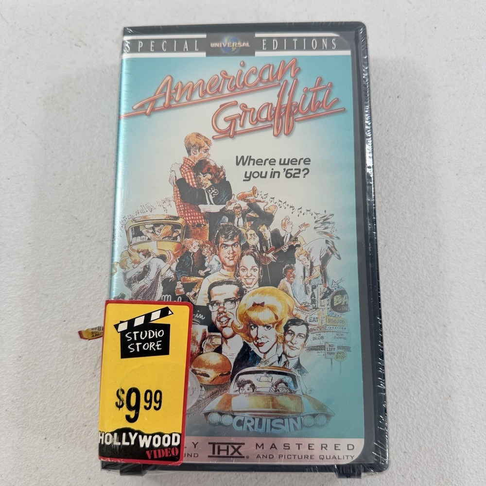 American Graffiti‎ VHS 25th Anniversary Special Edition Clamshell NEW SEALED